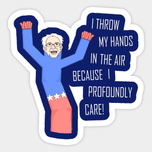 Wacky Wavy Inflatable Bernie - The Peach Fuzz Sticker